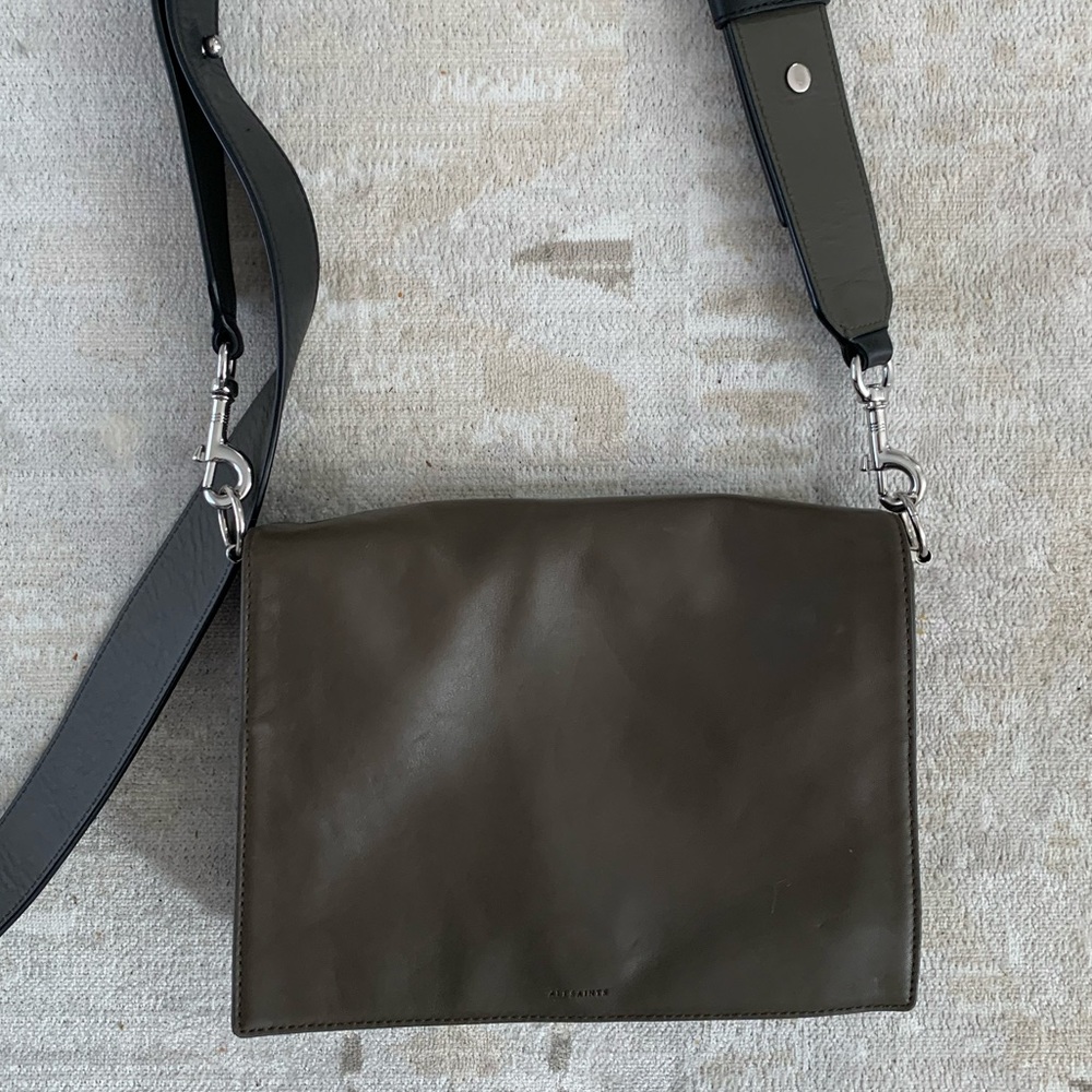 ALL SAINTS Crossbody Leather Bag